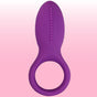 Erox The Cock Ring Nuo Dual Klitoral Titreşimli Penis Halkası - Purple