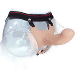 Aphrodisia Hollow Strap-On Flesh 17 Cm İçi Boş Titreşimli Kemerli Penis-Flesh