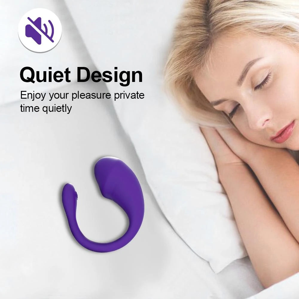 Erox Push Telefon Kontrollü Giyilebilir Vibratör Purple