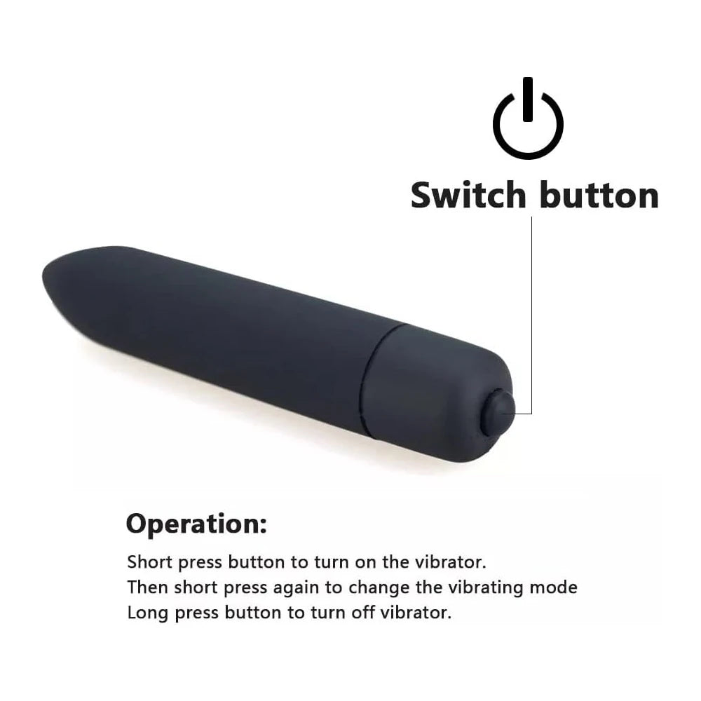 Erox Kirus Bullet Vibes Kurşun Mini Vibratö-Gray