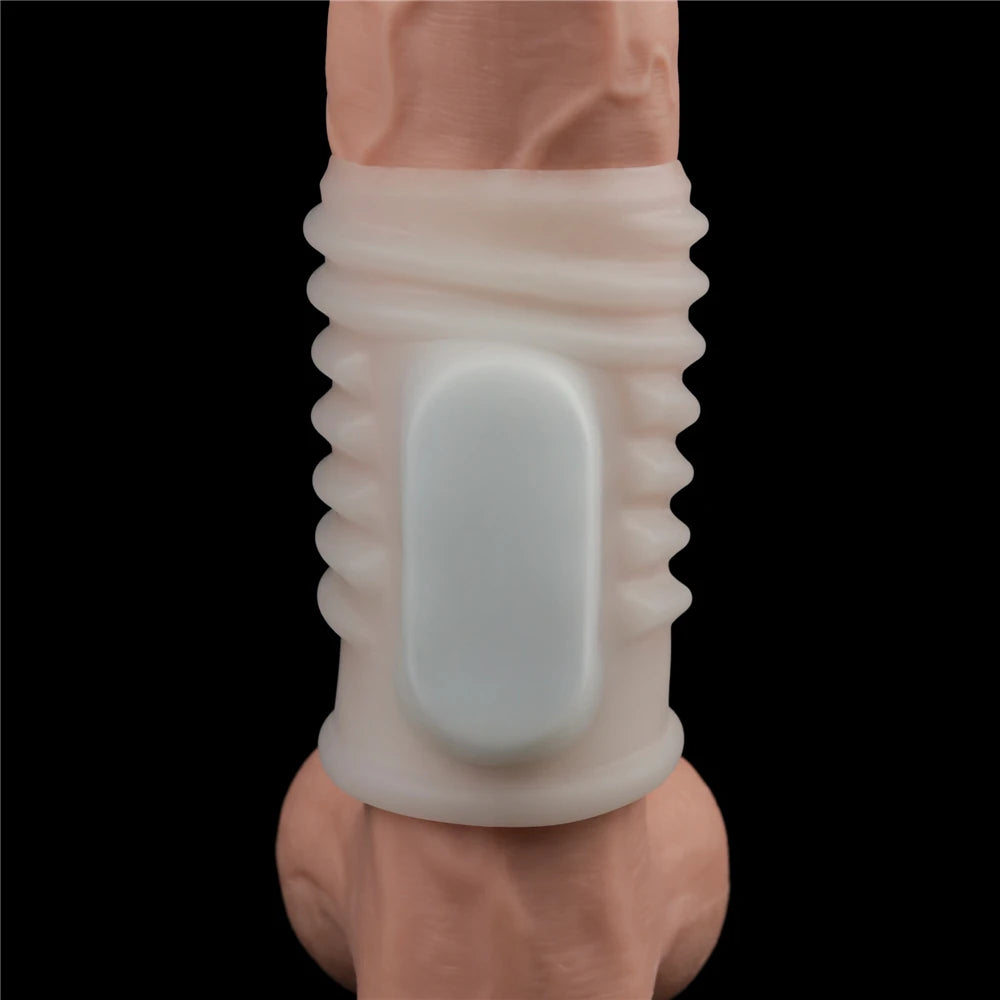Lovetoy Spiral Knights Ring Titreşimli Yarım Penis Kılıfı