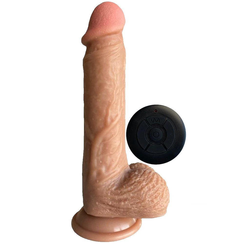 Simulation Of Skin Rotating Dildo 22 Cm Kemerli Dönebilen Hareketli Penis