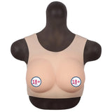 Bodysuit Crossdresser Askılı Giyilebilir Silikon Göğüs L Beden