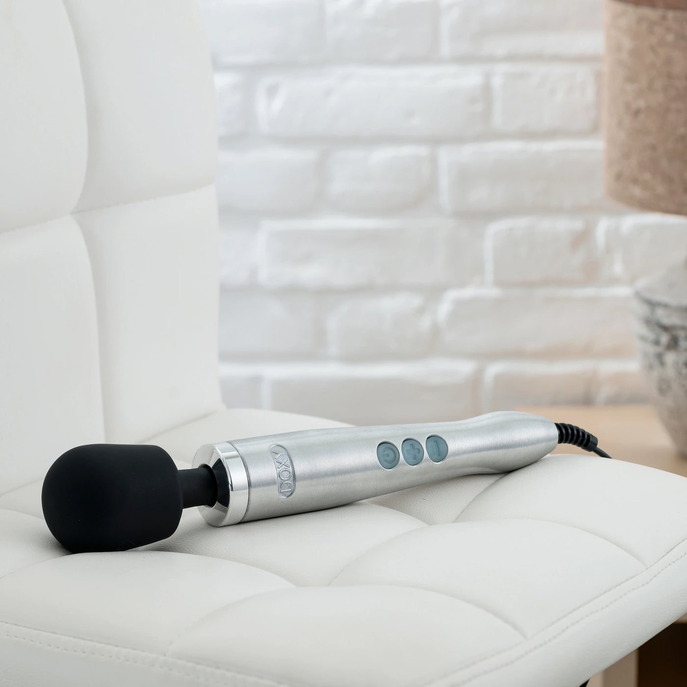 Doxy Die Cast Metal Wand Massager Masaj Aleti - Gray