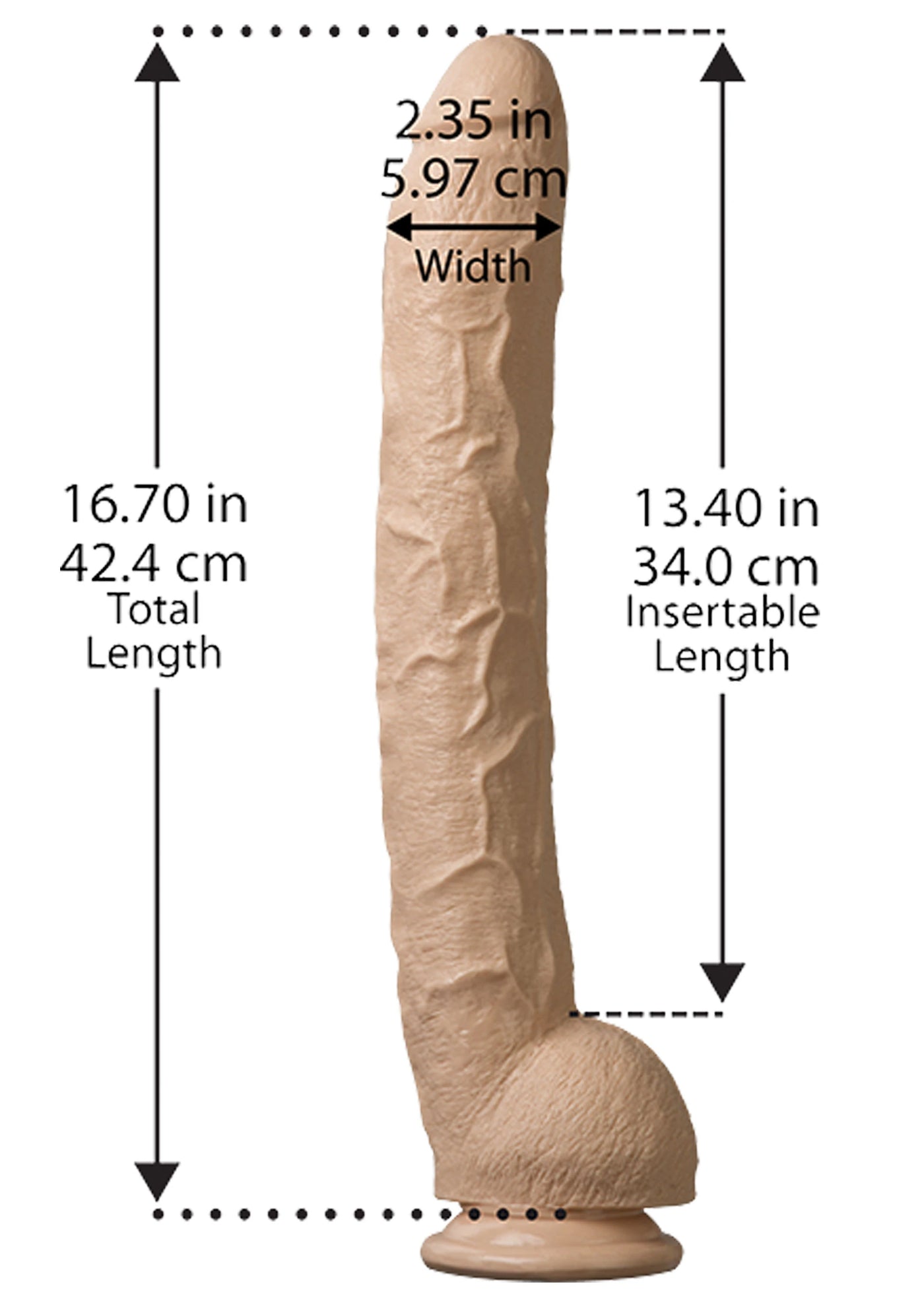 Doc Johnson Dick Rambone Amerikan Dev Realistik Penis 43 Cm