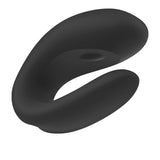 Satisfyer Double Joy Telefon Uyumlu Çiftler İçin Vibratör-Black