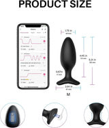 Lovense Hush 2 Butt Plug M 45 mm Telefon Kontrollü Anal Vibratör