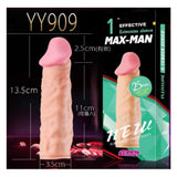 Yeain Max Man Uzatmalı Realisttik Dokuda Penis Kılıfı