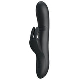 Pretty Love Dylan Parmak Hareket Fonksiyonlu Rabbit Vibratör-Black
