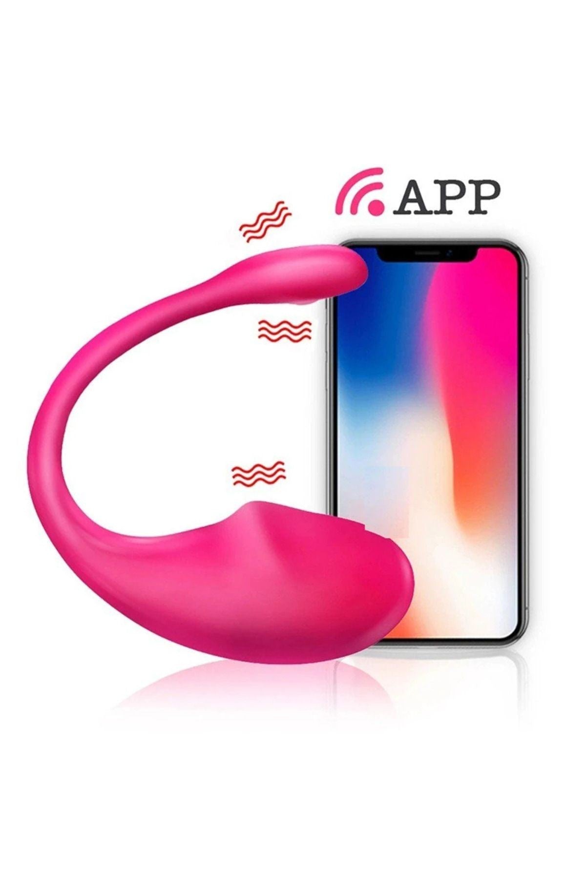 Push Telefon Kontrollü Giyilebilir Vibratör Pink