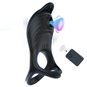Erox The Cock Ring Thicken Widen Uzaktan Kumandalı Klitoral Penis Halkası