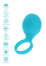 ToyJoy Happiness Tickle Brush C-Ring Titreşimli Penis Halkası