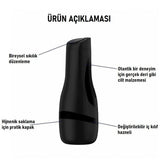 Satisfyer Men Classic Masturbator Vajina-Black