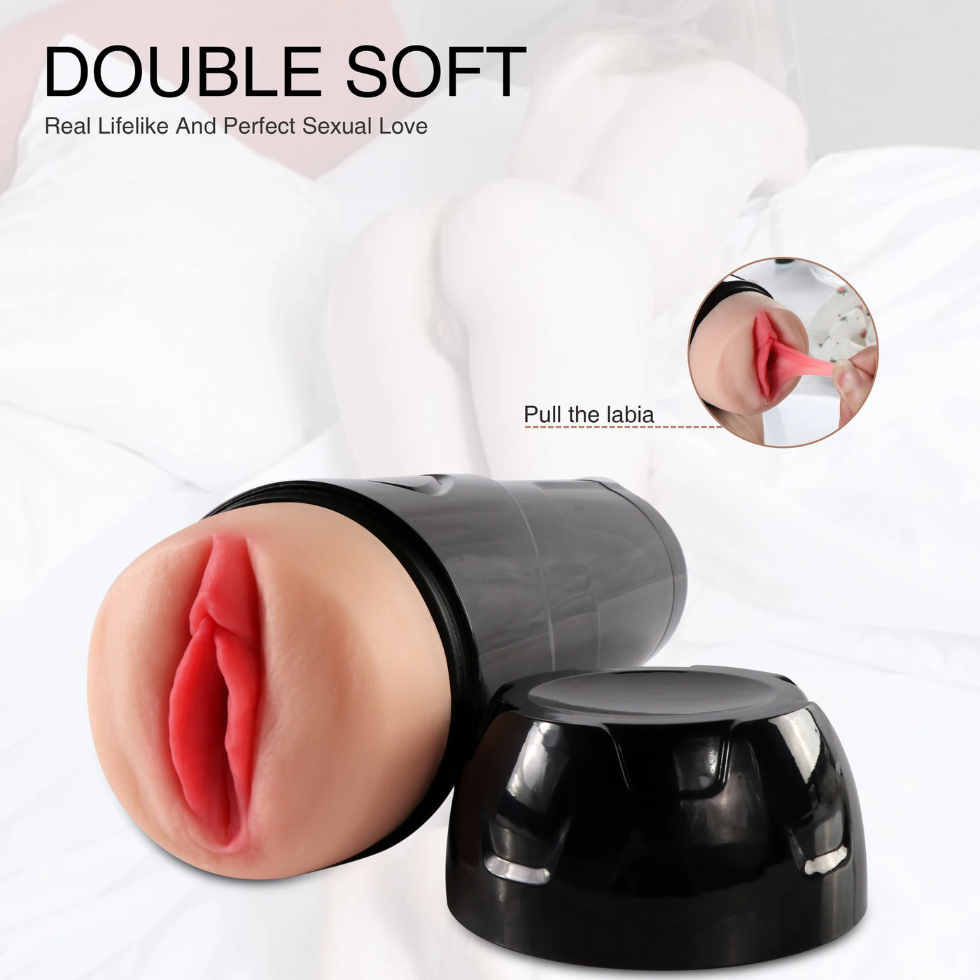 Shequ Dot Sabitlenebilir 3 Hız 7 Mod Titreşimli Realistik Vajina
