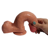 Shequ Dildo Series Desert Wolf Natural Doku 21 cm Realistik Penis SQ-WBD10032