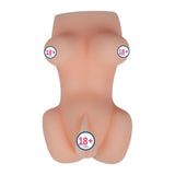 Big Breast Silikon Titreşimli Vajina Mastürbatör