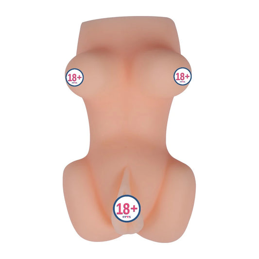 Big Breast Silikon Titreşimli Vajina Mastürbatör
