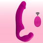 Aphrodisia Double Rider Uzaktan Kumandalı Strapless Strap-On Vibratör-Pink
