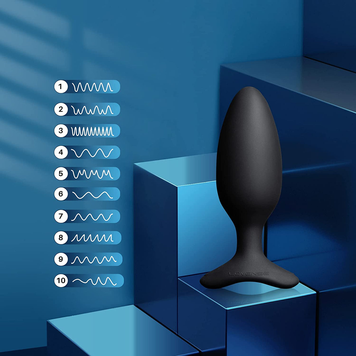 Lovense Hush 2 Butt Plug M 45 mm Telefon Kontrollü Anal Vibratör