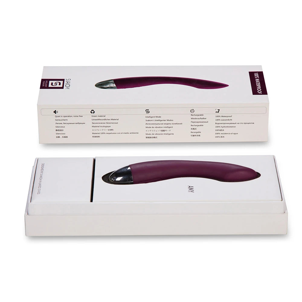 Svakom Amy Flexible G-Spot Vibratör-Violet