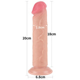 Lovetoy Sliding Skin Hareketli Deri Özellikli 20 Cm Realistik Penis LV317206