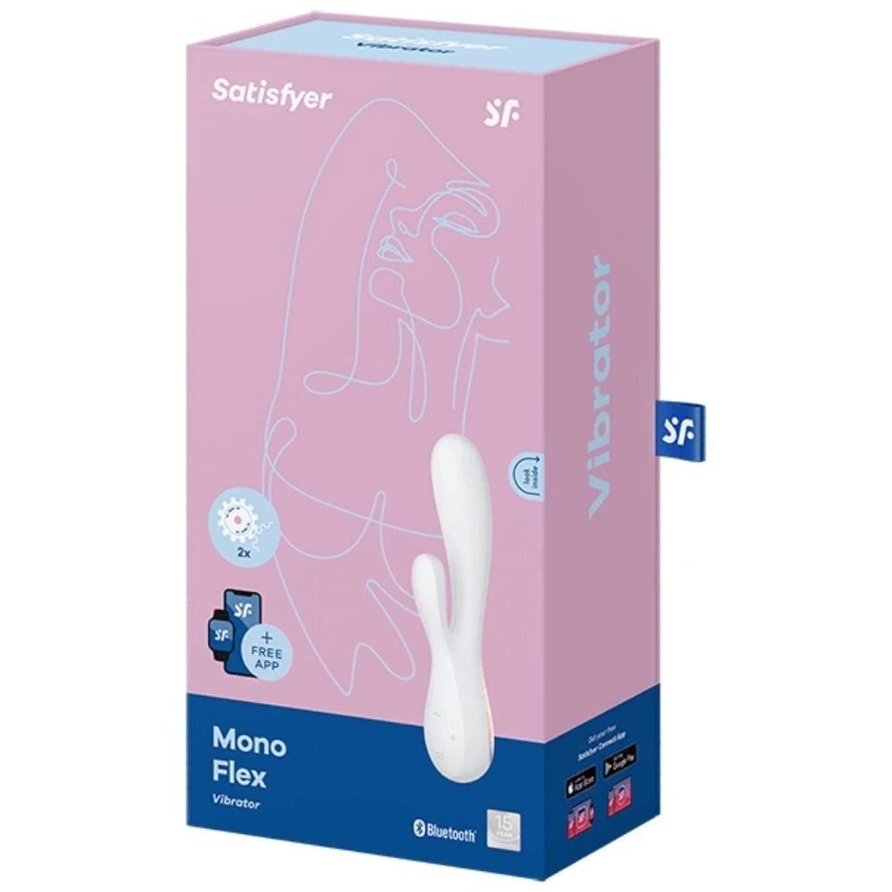 Satisfyer Mono Flex Telefon Kontrollü Rabbit Vibratör-White