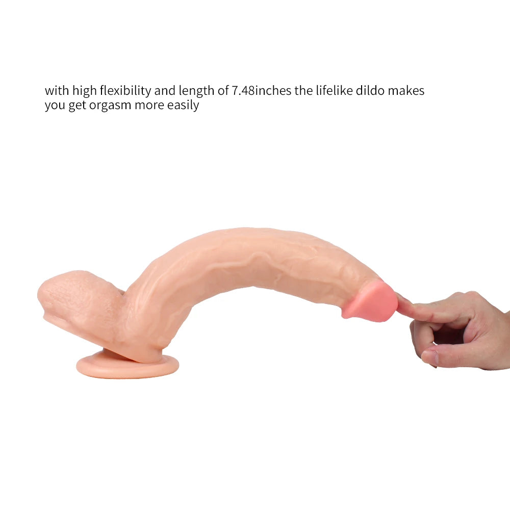 Xise Dildo Series Blade Master 29.5 cm Büyük Realistik Penis XS-WBC10040-Flesh