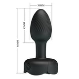 Pretty Love Olman Titreşimli ve Led Işıklı Anal Plug BI-040184