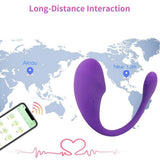 Erox Push Telefon Kontrollü Giyilebilir Vibratör Purple