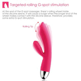 Svakom Trysta Hedefli Dönen G-Spot Rabbit Vibratör-Pink