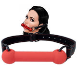 Erox Fetish Fantasy Horse Bit Gag Ağız Strapon-Kırmızı