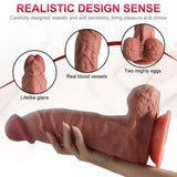 Xise Leilong Dual Layered 32.5 cm Büyük Realistik Penis XS-WBD10074-L