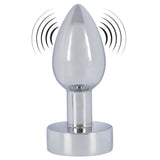 Anos Heavy Metal Butt Plug With Vibration Anal Plug Vibratör