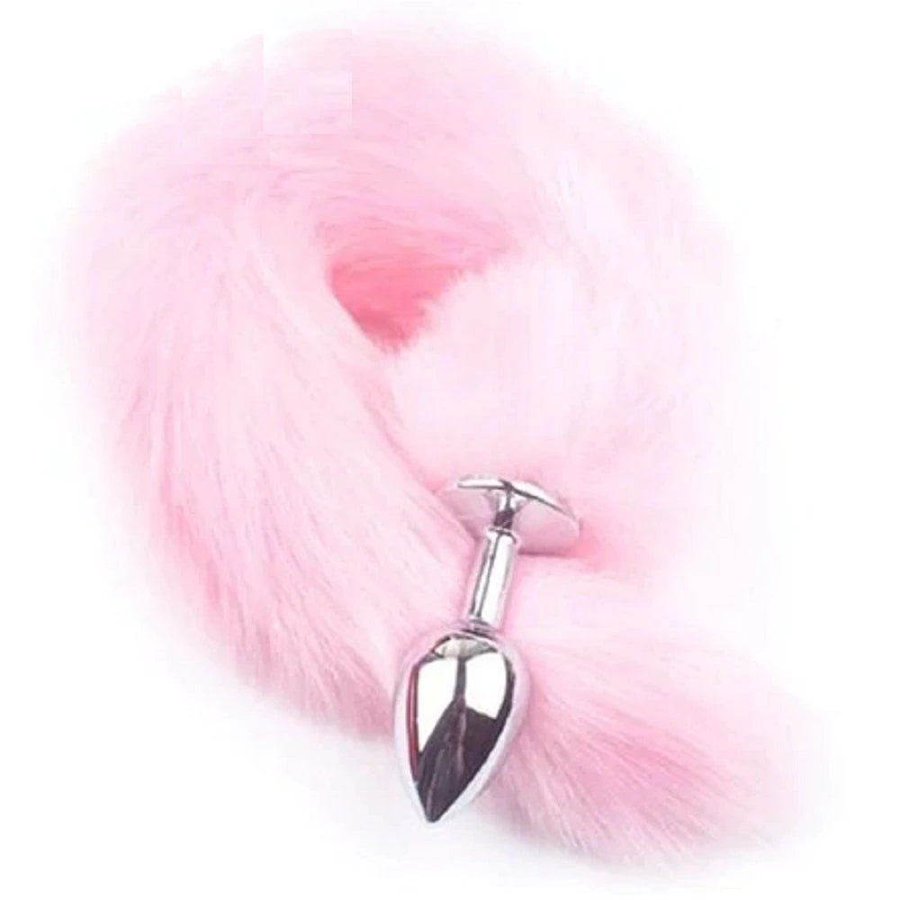 Erox Love The Anal Fantasy Pembe Tilki Kuyruklu Metal Anal Plug