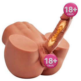 Erox Masturbation İleri Geri Haraketli Titreşimli Dildo ve Kalça Mastürbatör