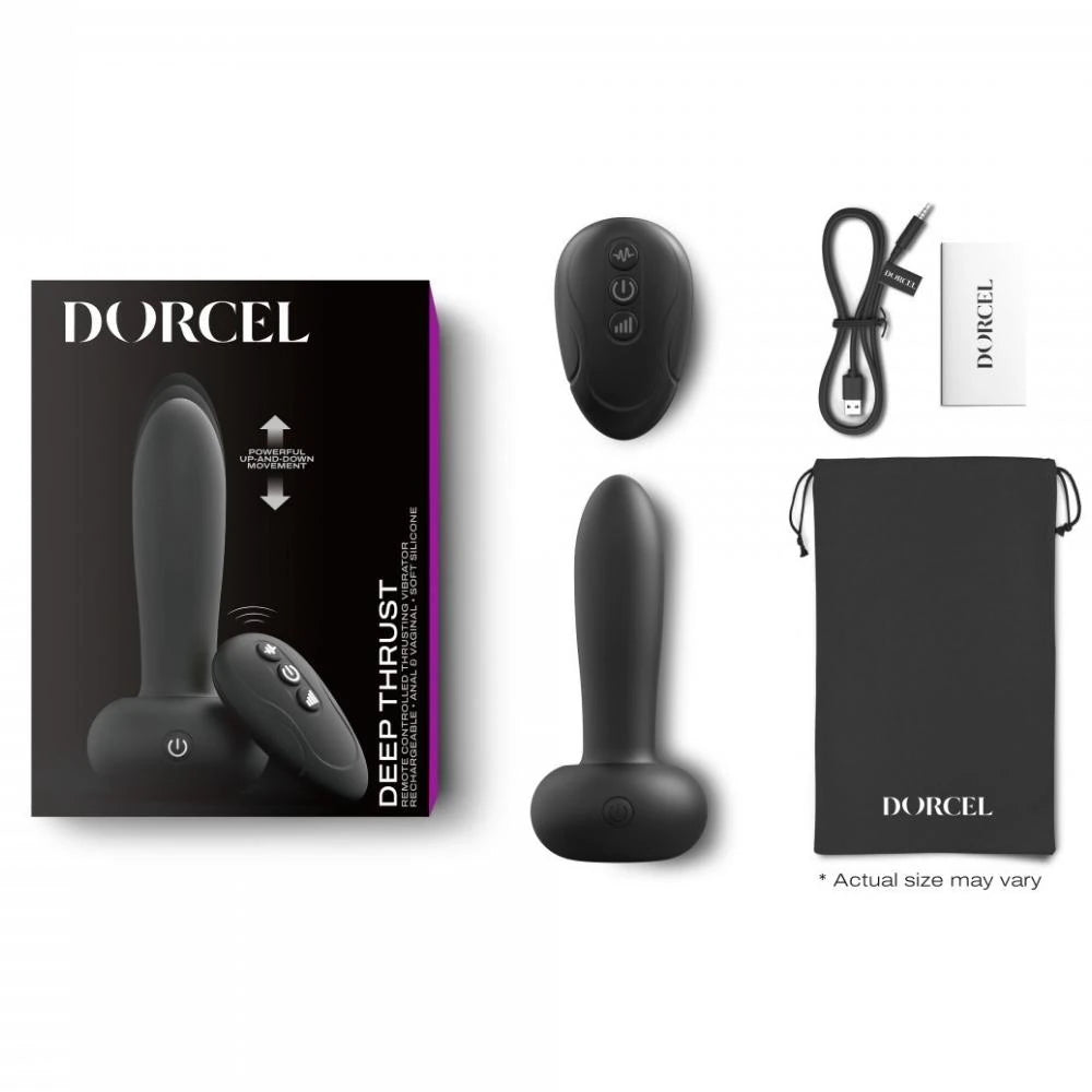 Dorcel Deep Thrust Kumandalı İleri Geri Hareketli Anal Vibratör