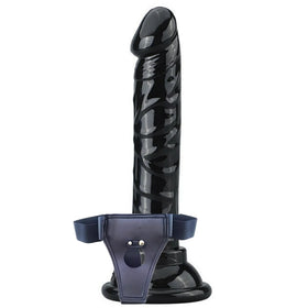 Erox Jelly Strap-On 14.5 cm Belden Bağlamalı Zenci Realistik Penis