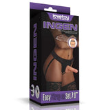 Lovetoy Easy Strapon 18 cm Kemerli Realistik Penis