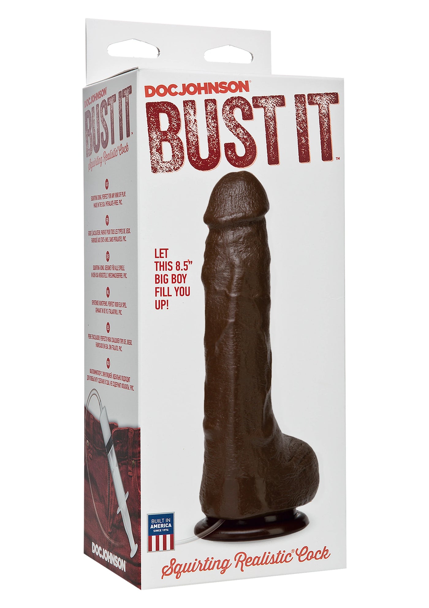 Doc Johnson Bust İt Fışkırtmalı Boşalabilir Zenci Realistik Penis