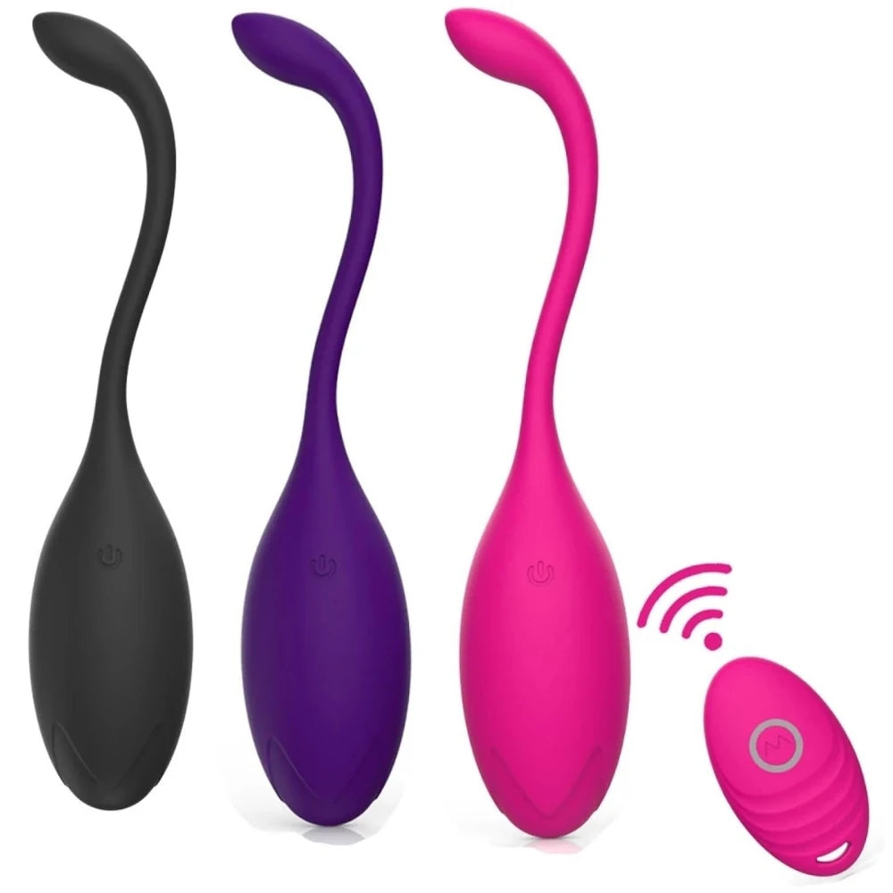 Erox Benwa Balls Uzaktan Kumandalı Kegel Egzersiz Vibratörü-Black
