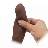 Aphrodisia Hollow Strap-On Flesh 17 Cm İçi Boş Titreşimli Kemerli Penis-Brown
