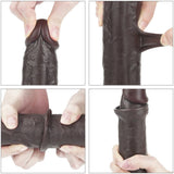 Lovetoy Sliding Skin Dildo Hareketli Deri Özellikli 23.5 Realistik Zenci Penis