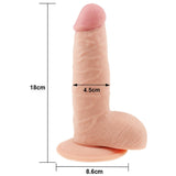 Lovetoy The Ultra Soft Dude Dildo 18 Cm Realistik Penis LV1084