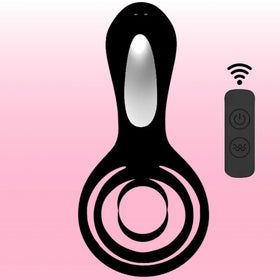 Erox Cockring Clitoral Stimulation Uzaktan Kumandalı Penis Kafesi