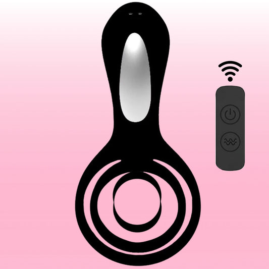 Erox Cockring Clitoral Stimulation Uzaktan Kumandalı Penis Kafesi
