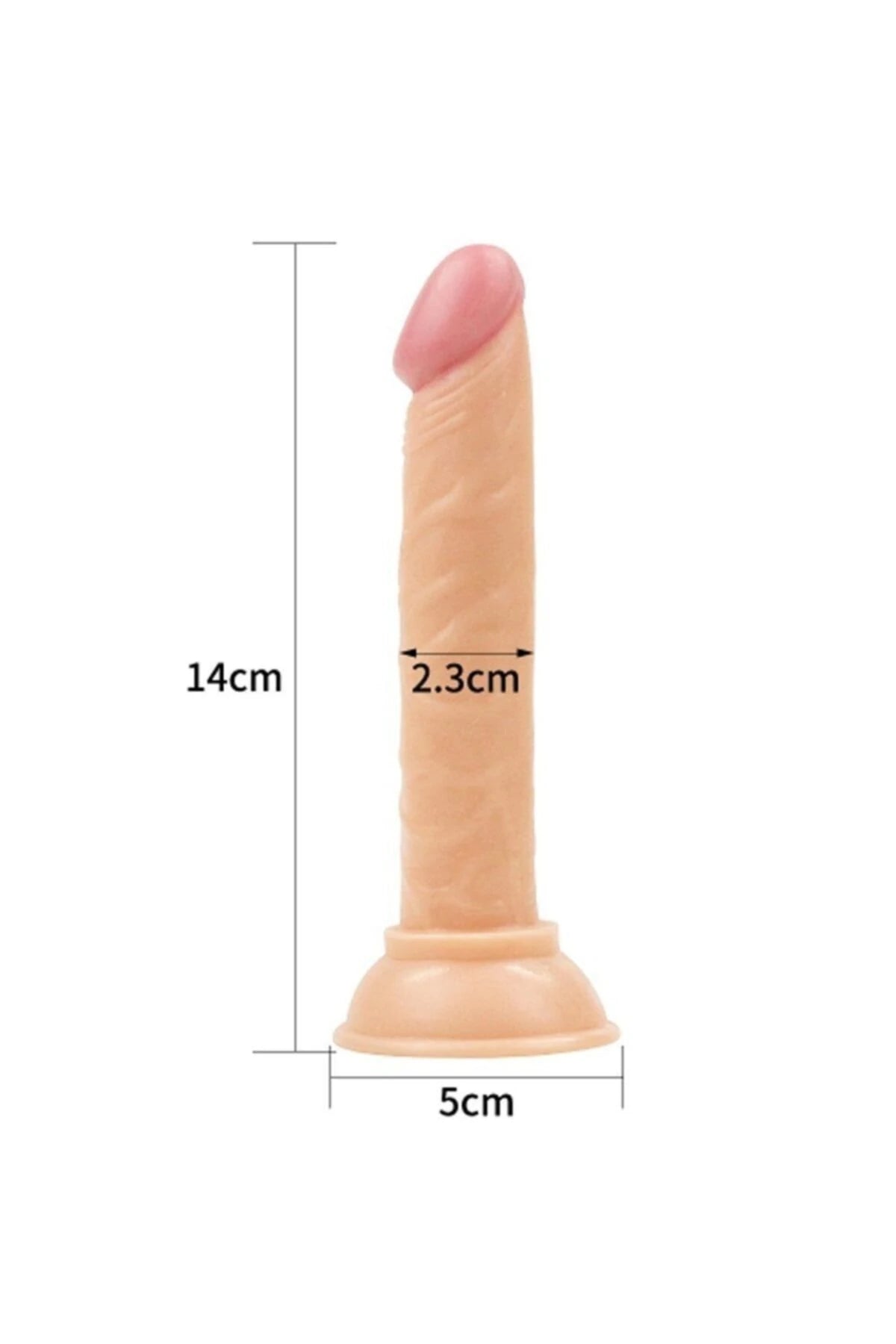 Erox Jelly Silicone 14.5 cm Anal ve Vajinal Realistik Penis