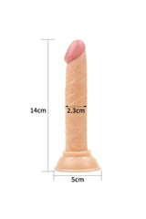 Erox Jelly Silicone 14.5 cm Anal ve Vajinal Realistik Penis