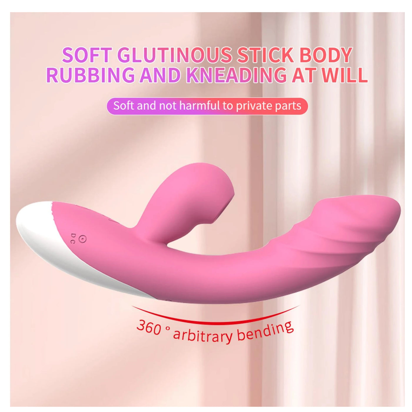 Erox The Vibe Sucking Emiş Güçlü G-Spot Rabbit Vibratör-Lilac