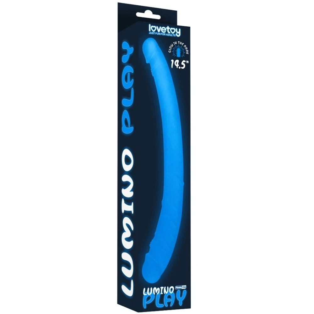 Lovetoy Lumino Play Double Dildo 37 Cm Çift Taraflı Jel Penis LV319024