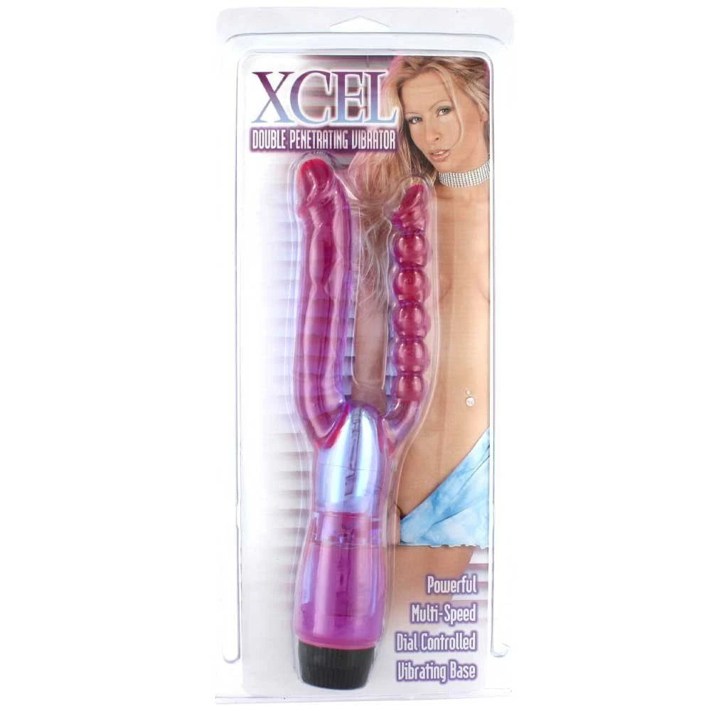 Xcel Double Penetrating Çatal Titreşimli Jel Vibratör